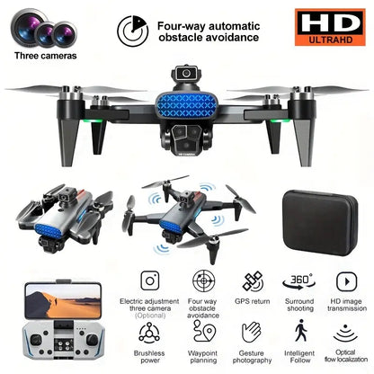 GPS Drone with 4K Camera for Adults Beginners, Super Long Flight Time, Optical Stream, 5G FPV RC Transmission