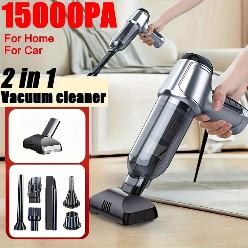 1pc Vacuum Cleaner 95000PA Wireless Handheld Vacuum Cleaner Home Appliance Car Vacuum Cleaner Wireless Handheld Car Vacuum Vacuuming And Blow 2 IN 1 Portable Strong Suction Cleaner Vacuum Accessories Cleaning Accessories Small Appliance